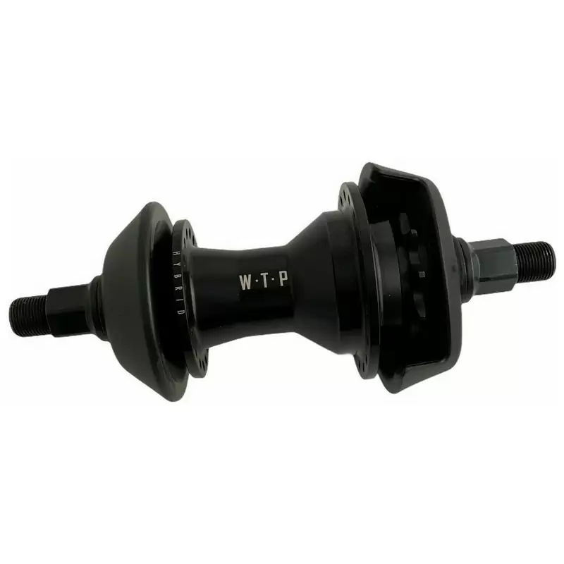 BMX Hub Rear Left Freecoaster Hybrid 9D 36 Holes Hollow Axle 14mm Black - image
