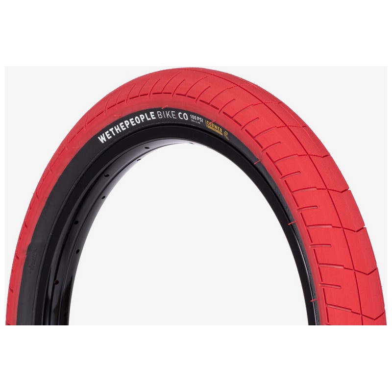Neumático BMX ACTIVATE 20''X2.35'' 120 Psi Rojo/Negro