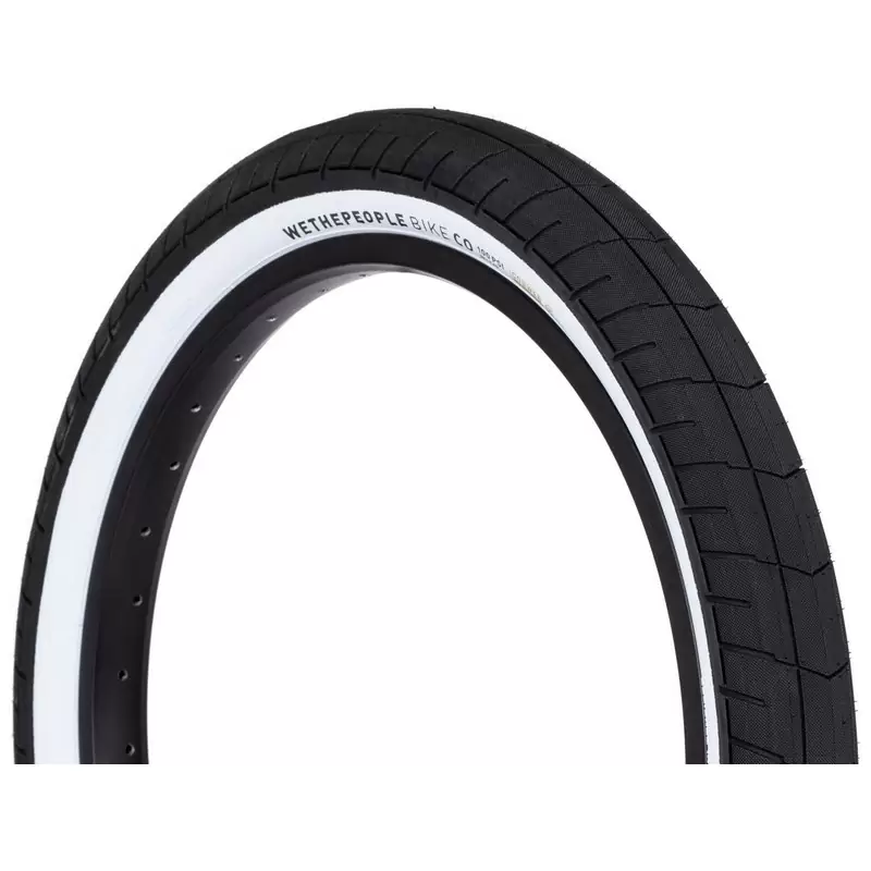 Neumático BMX ACTIVATE 20''X2.4'' 120 Psi Blanco/Negro - image