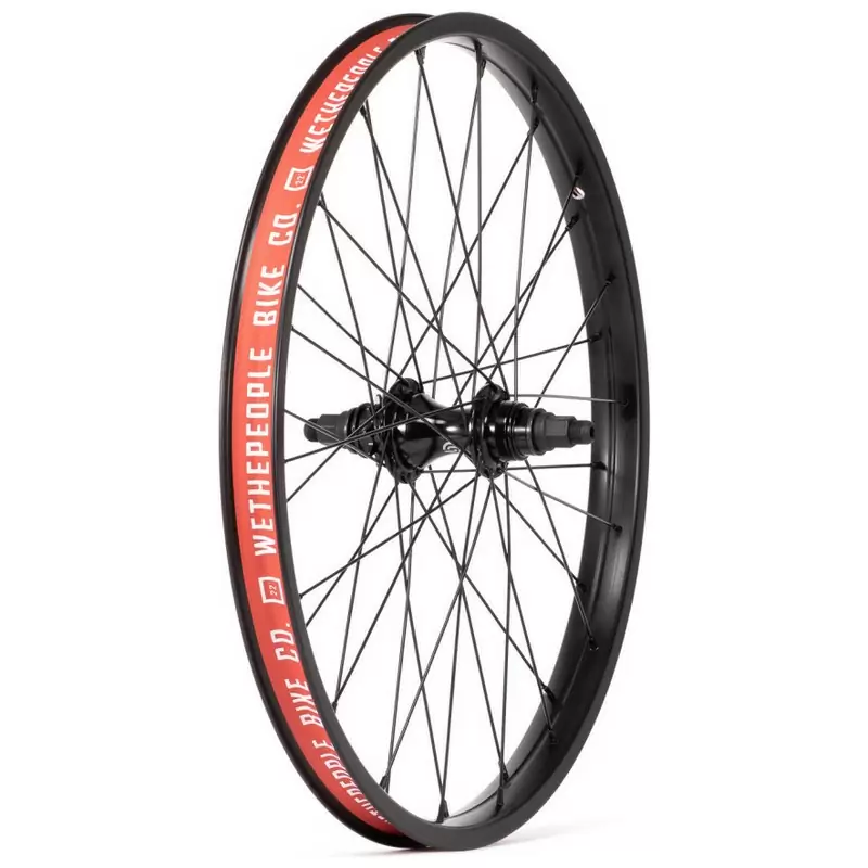Rueda trasera AUDIO BMX de 22'', transmisión lateral derecha, color negro - image