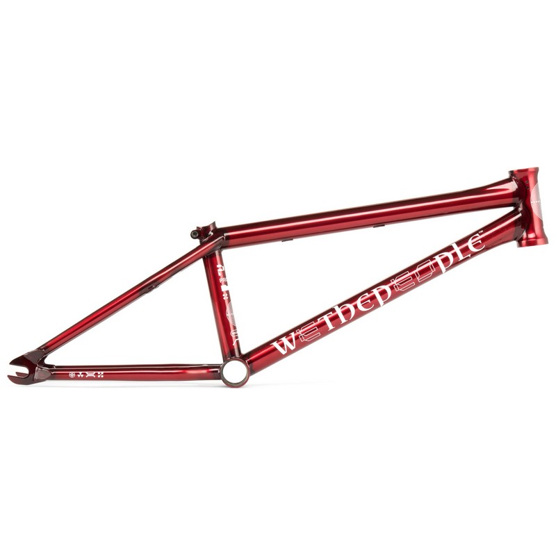 Cuadro BMX Prodigy 17,75'' sin kit de frenos rojo