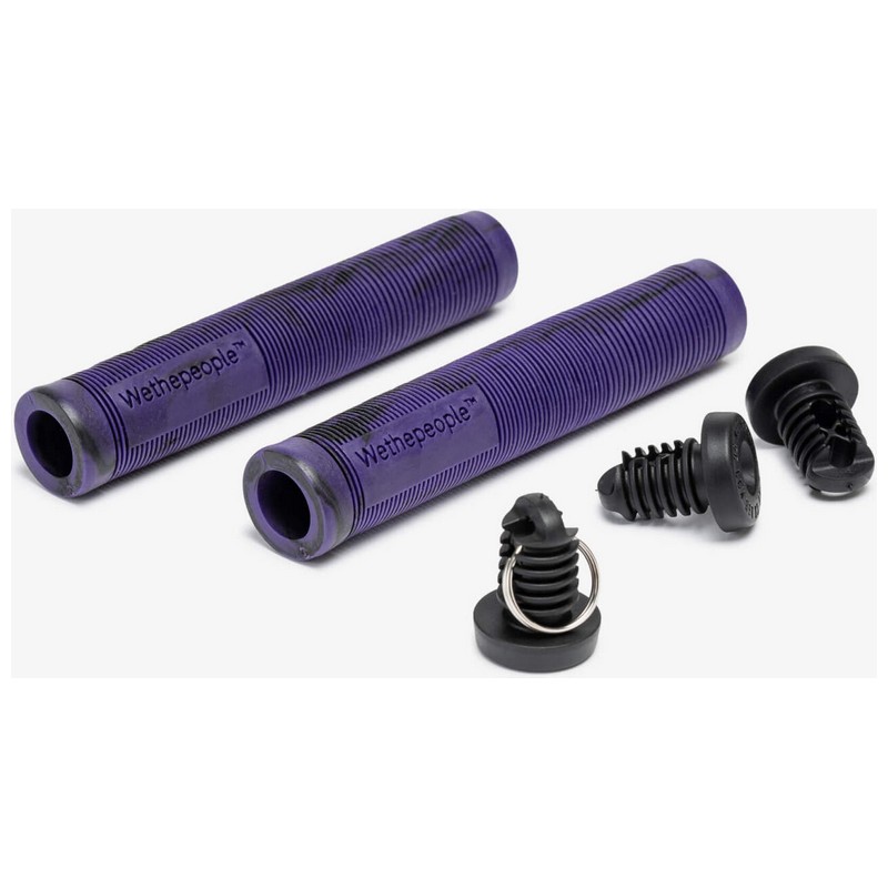 Puños BMX PERFECT Morado/Negro 165mm