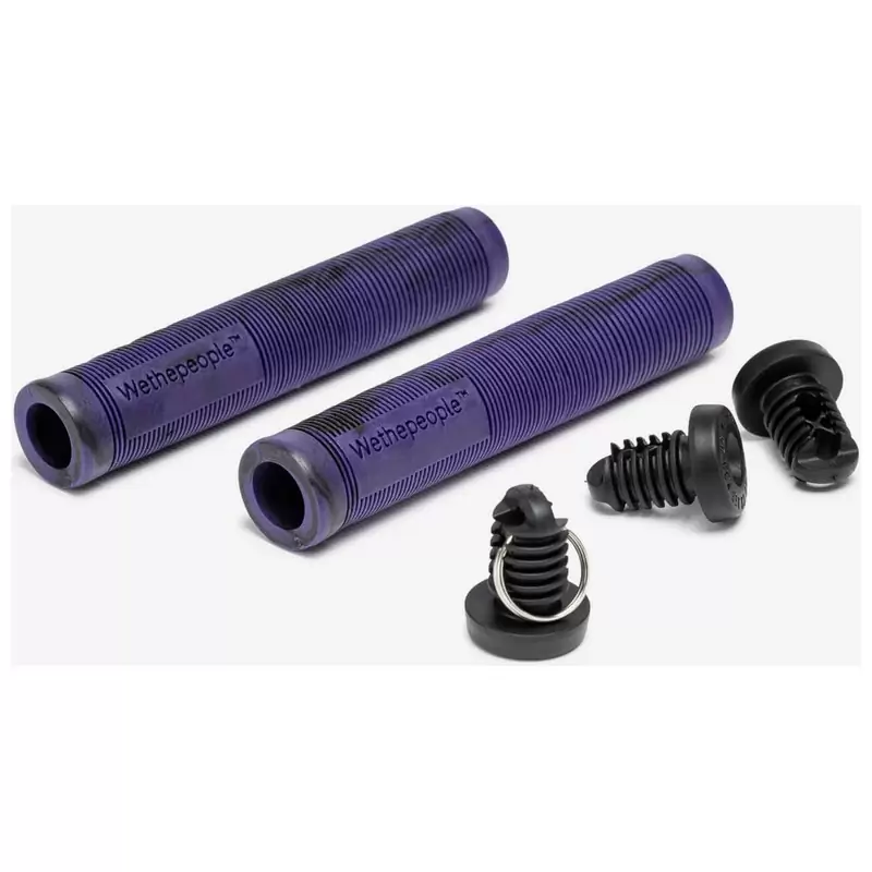 Puños BMX PERFECT Morado/Negro 165mm - image