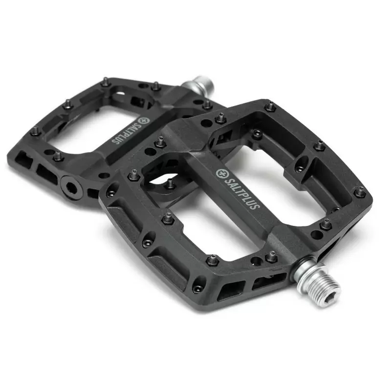 Par de Pedales HQ PC 9/16'' Nylon/Fibra de Vidrio Negros - image