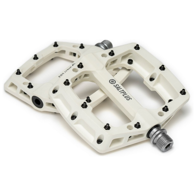 Par de Pedales HQ PC 9/16'' Nylon/Fibra de Vidrio Blanco