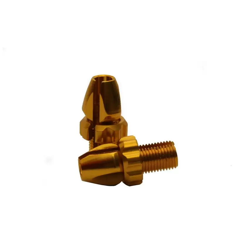 Vite Di Regolazione Per Leva Freno M10 Alluminio Oro - image
