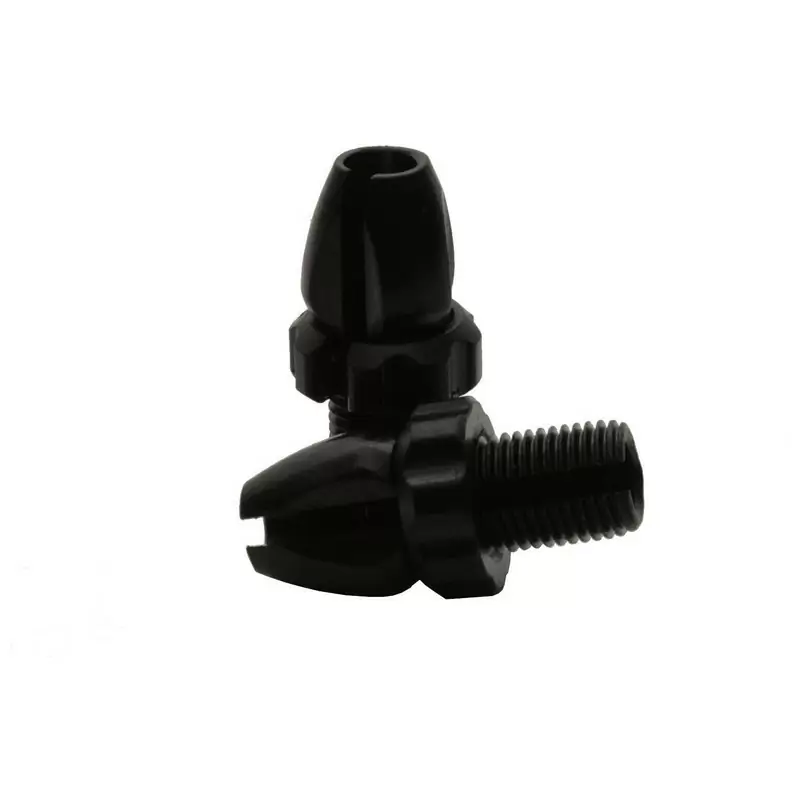 Einstellschraube für Bremshebel M7 Aluminium Schwarz - image