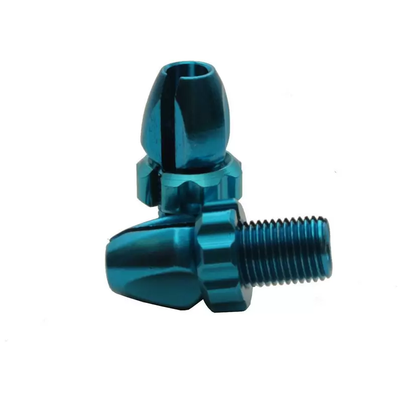Tornillo de Ajuste para Maneta de Freno M7 Aluminio Azul - image