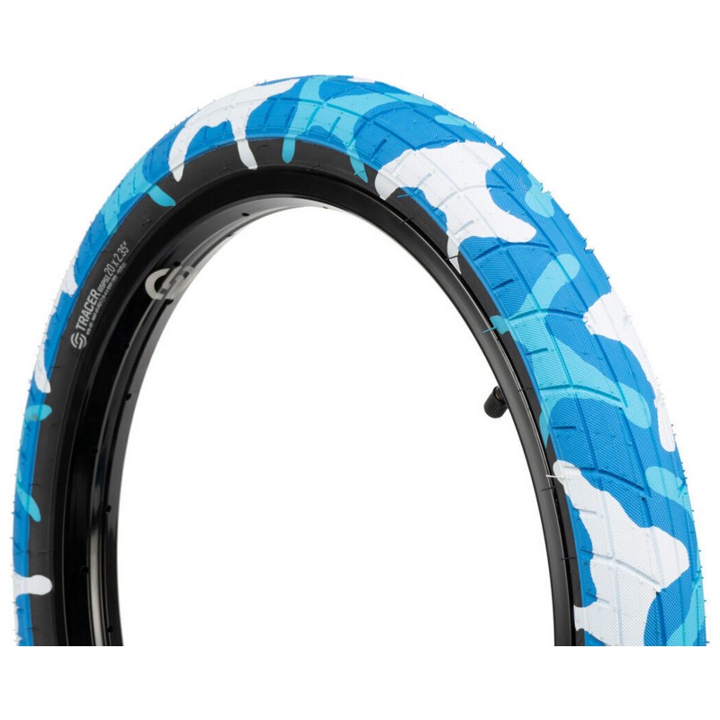 Pneu BMX TRACER 18'' X 2.2'', 65 Psi Bleu