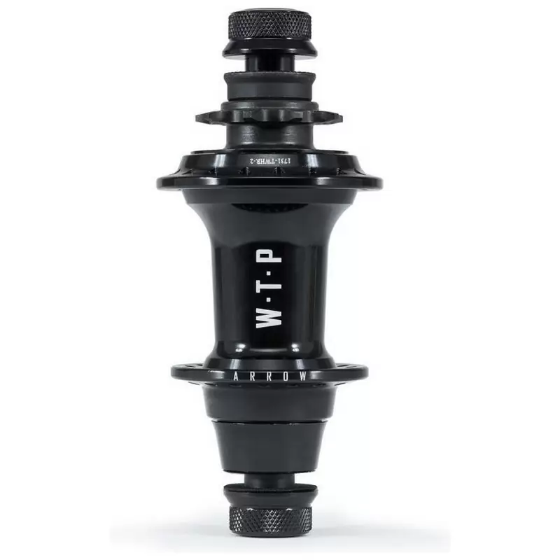 Buje Trasero BMX Hembra Derecha/Izquierda Flecha 36 Orificios 9D Negro #1
