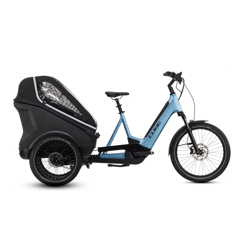 Triciclo Family Hybrid 1500 24/20'' 100mm 1v 1500Wh Bosch Cargo Line Azul 2024