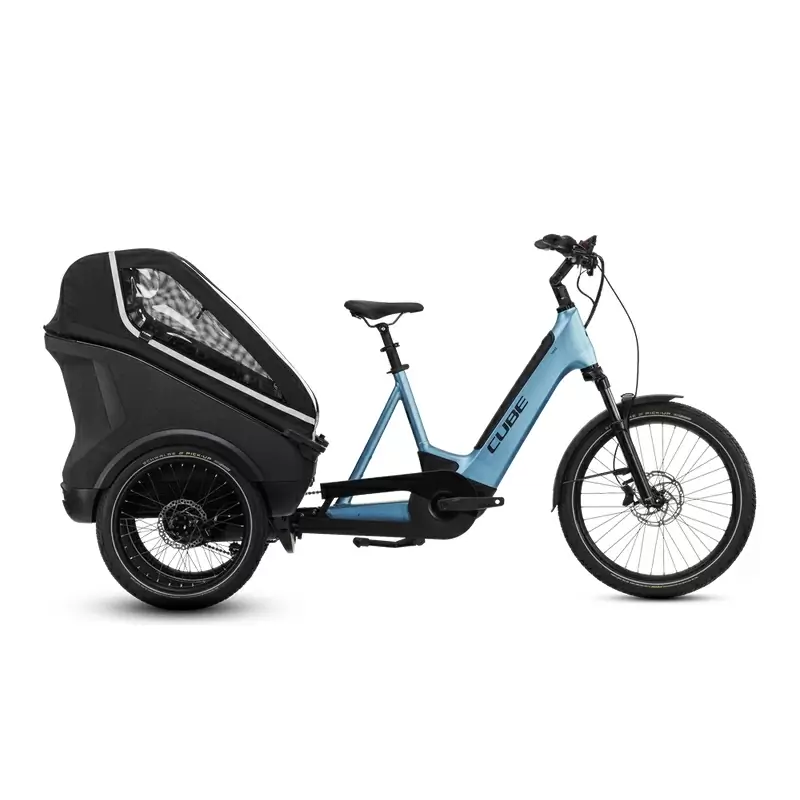 Triciclo Family Hybrid 1500 24/20'' 100mm 1v 1500Wh Bosch Cargo Line Azul 2024 - image