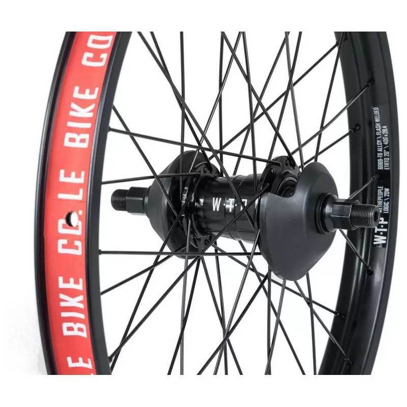 Rueda Trasera BMX 20'' HELIX Transmisión Lado Izquierdo Negro #1