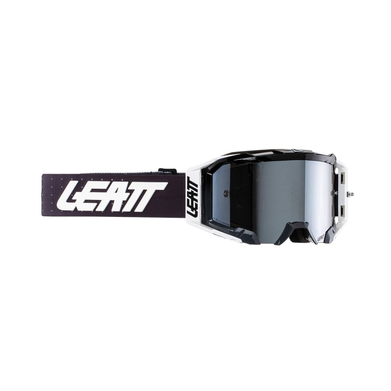 Gafas Velocity 5.5 Negro/Blanco con Lente Plata