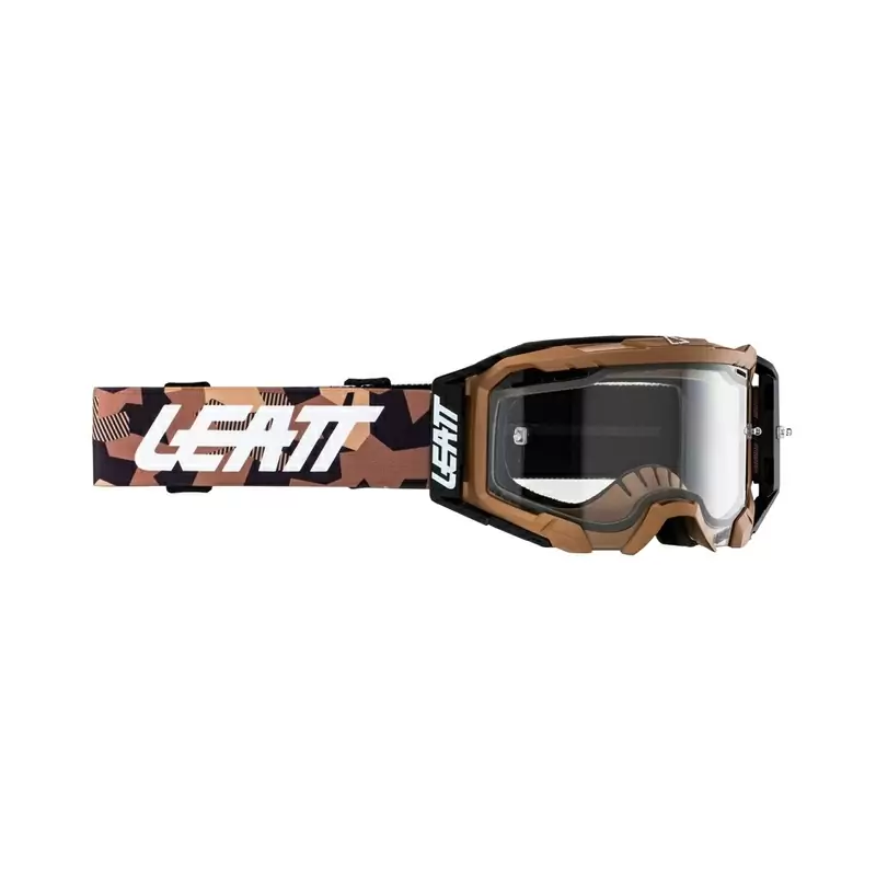 Gafas Velocity 5.5 Marrón/Negro Lente Transparente - image
