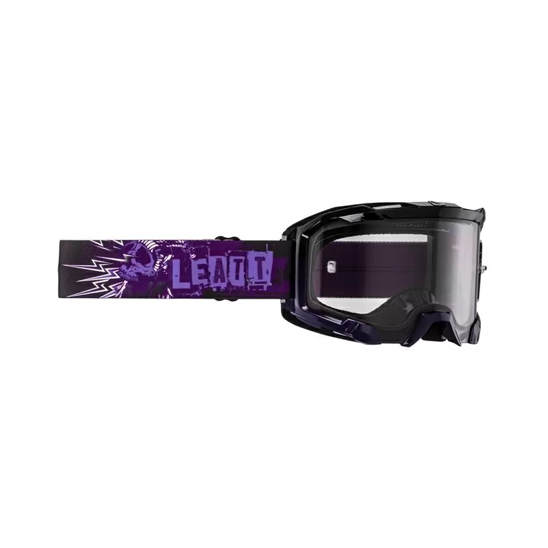 Gafas Velocity 4.5 Negro/Morado Lente Transparente - image
