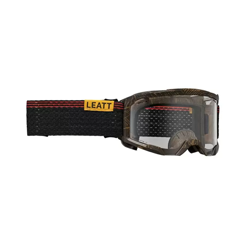 Maschera Velocity 4.0 X-Flow Nero/Marrone Lente Trasparente - image