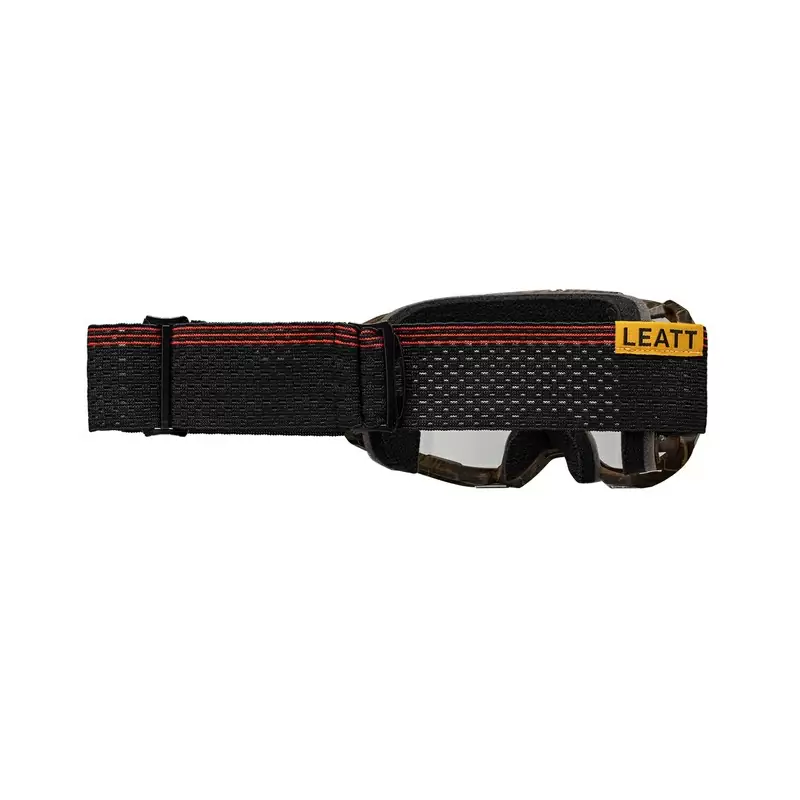 Maschera Velocity 4.0 X-Flow Nero/Marrone Lente Trasparente #1