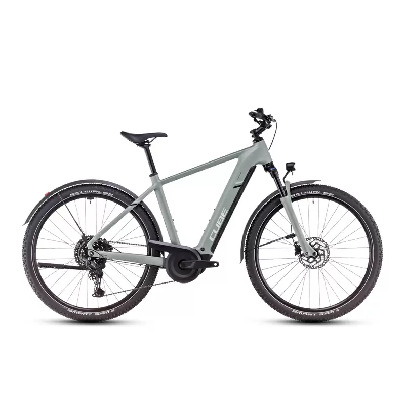 Nuride Hybrid 28'' 10v 100mm 600Wh Bosch Performance Line CX Verde/Grigio 2025 Taglia S - image