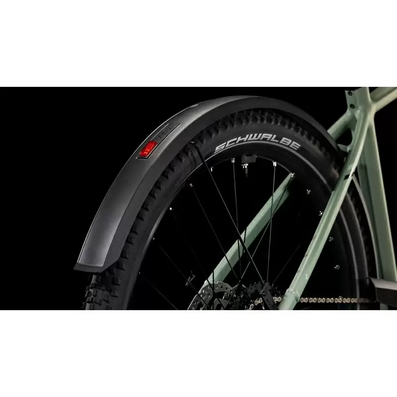 Nuride Hybrid 28'' 10v 100mm 600Wh Bosch Performance Line CX Verde/Grigio 2025 Taglia S #3