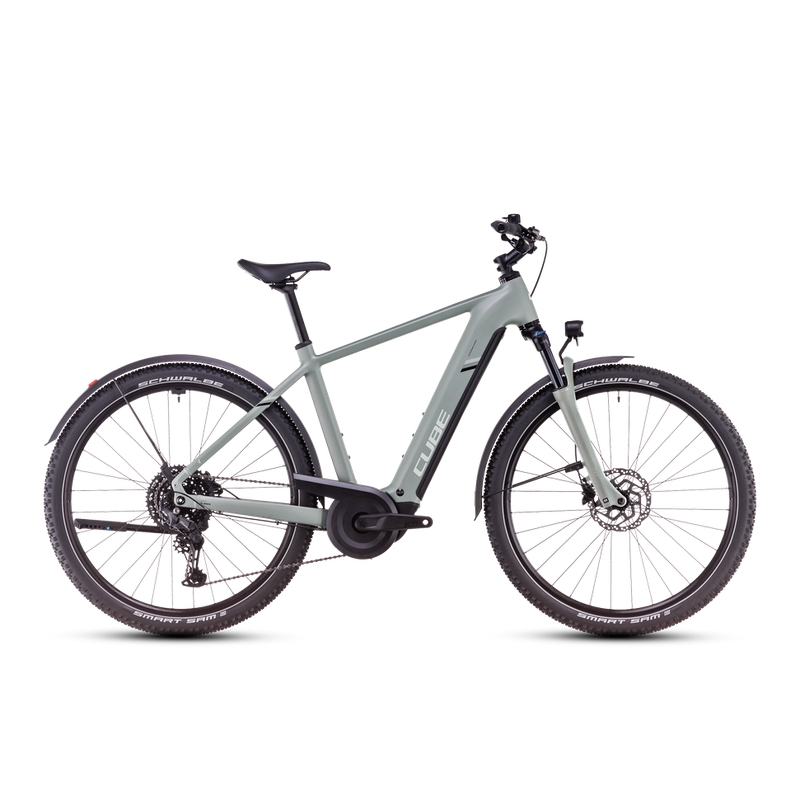 Nuride Hybrid 28'' 10v 100mm 600Wh Bosch Performance Line CX Verde/Grigio 2025 Taglia XL