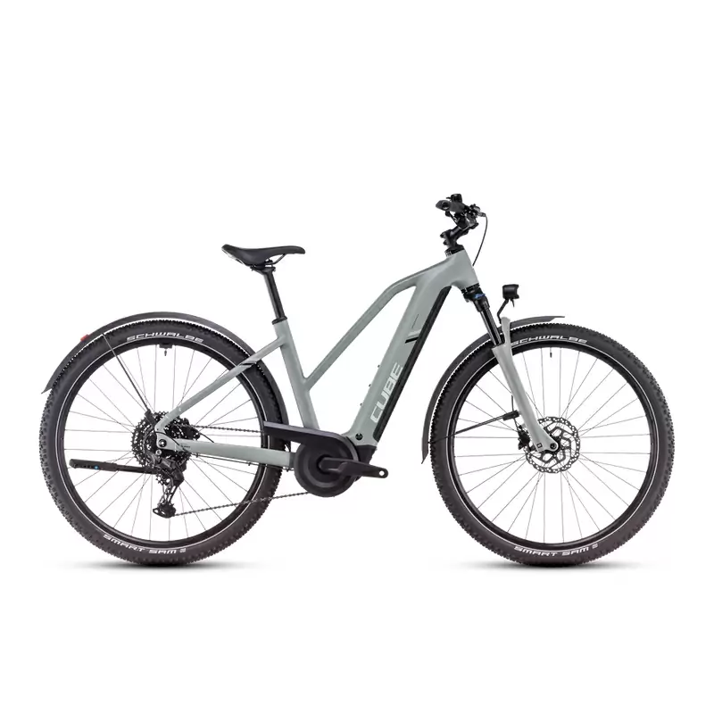 Nuride Hybrid Pro Allroad Trapeze 28'' 10v 100mm 600Wh Bosch Per Line CX Verde/Grigio 2025 Taglia S - image