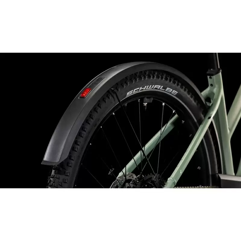 Nuride Hybrid Pro Allroad Trapeze 28'' 10v 100mm 600Wh Bosch Per Line CX Verde/Grigio 2025 Taglia S #3