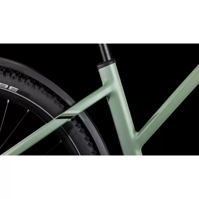 Nuride Hybrid Pro Allroad Trapeze 28'' 10v 100mm 600Wh Bosch Per Line CX Verde/Grigio 2025 Taglia S #4