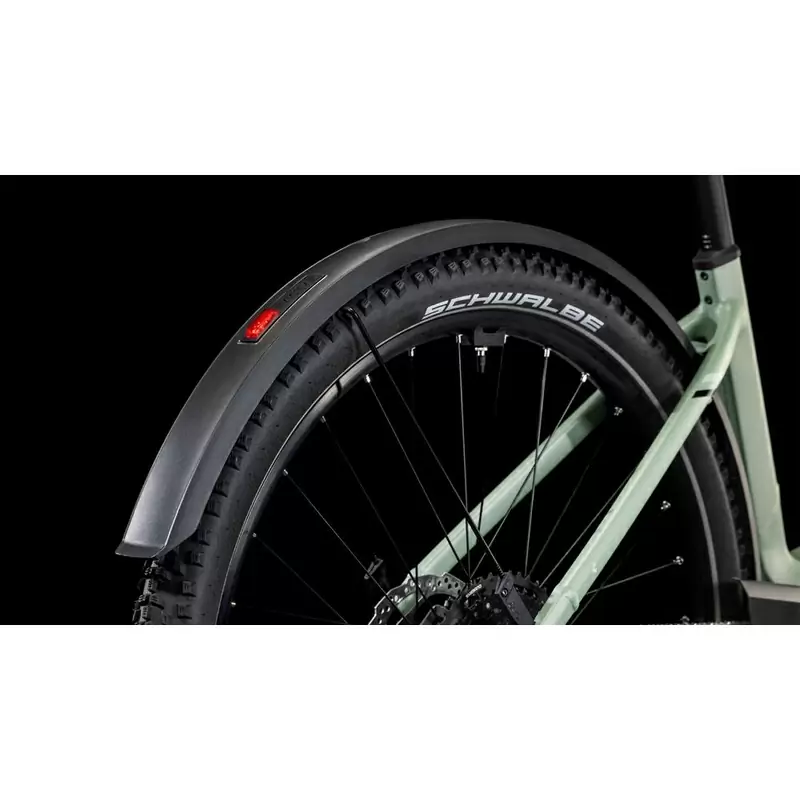 Nuride Hybrid Pro Allroad Easy Entry 28'' 10v 100mm 600Wh Bosch Line CX Verde/Grigio 2025 Taglia M #3