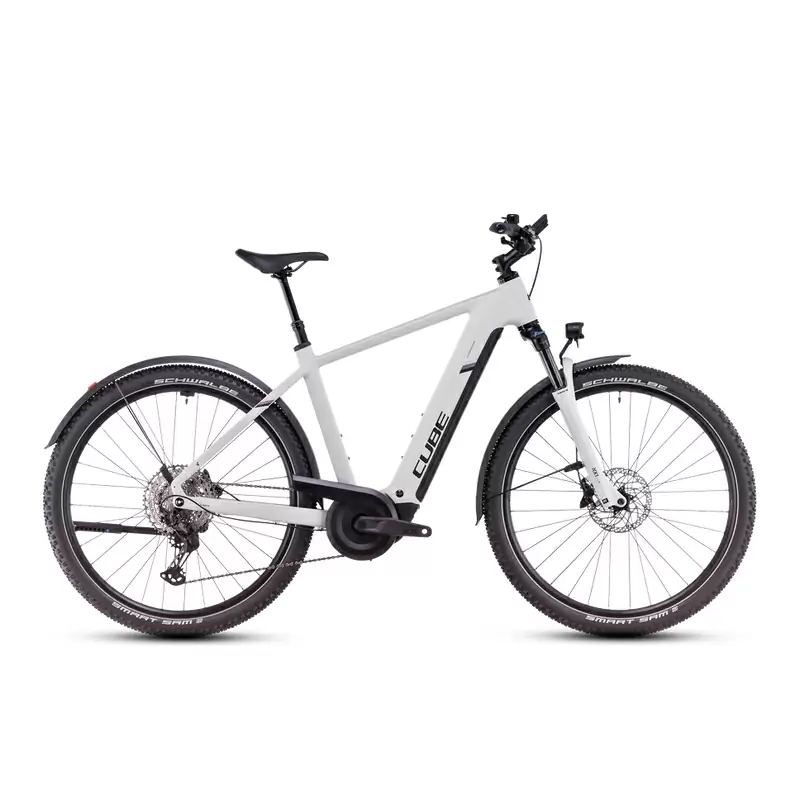 Nuride Hybrid EXC Allroad 28'' 12v 100mm 800Wh Bosch Perf. Line CX Bianco/Nero 2025 Taglia M - image