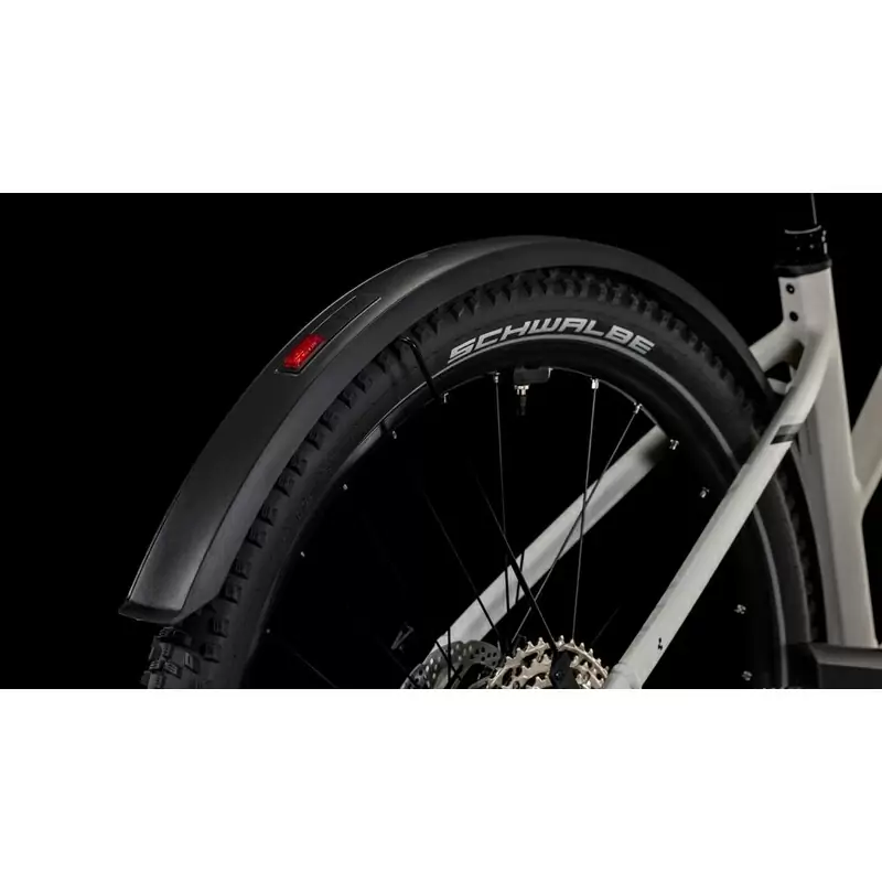 Nuride Hybrid EXC Allroad Trapeze 28'' 12v 100mm 800Wh Bosch Perf Line CX Bianco/Nero 2025 Taglia S #4