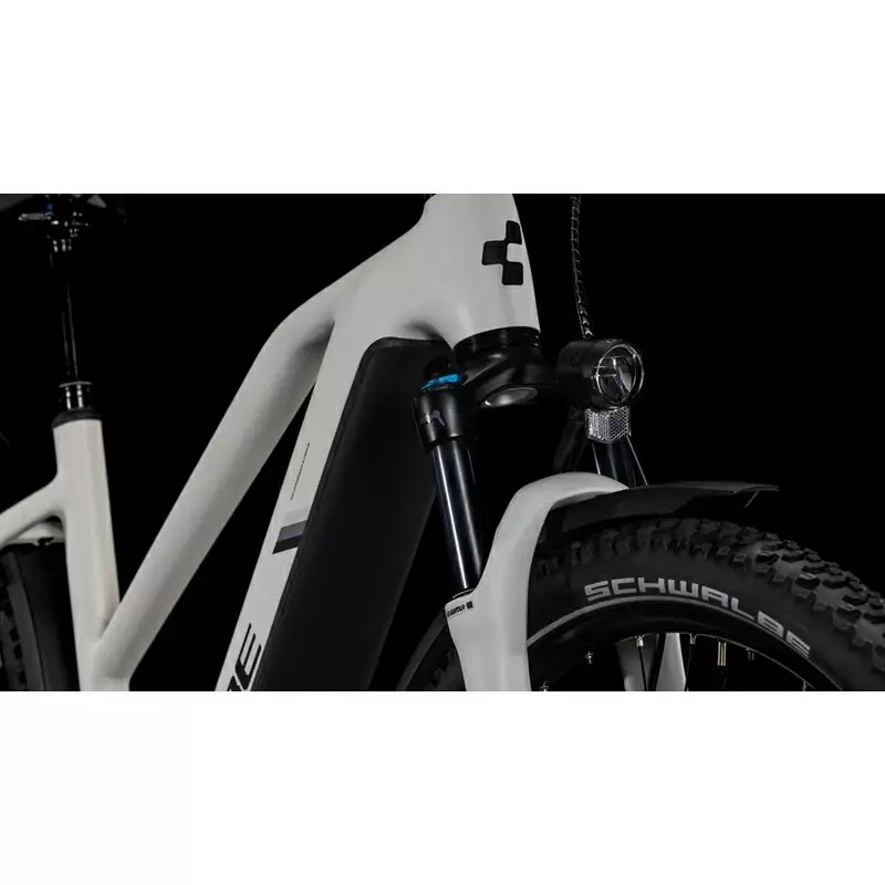 Nuride Hybrid EXC Allroad Trapeze 28'' 12v 100mm 800Wh Bosch Perf Line CX Bianco/Nero 2025 Taglia S #5