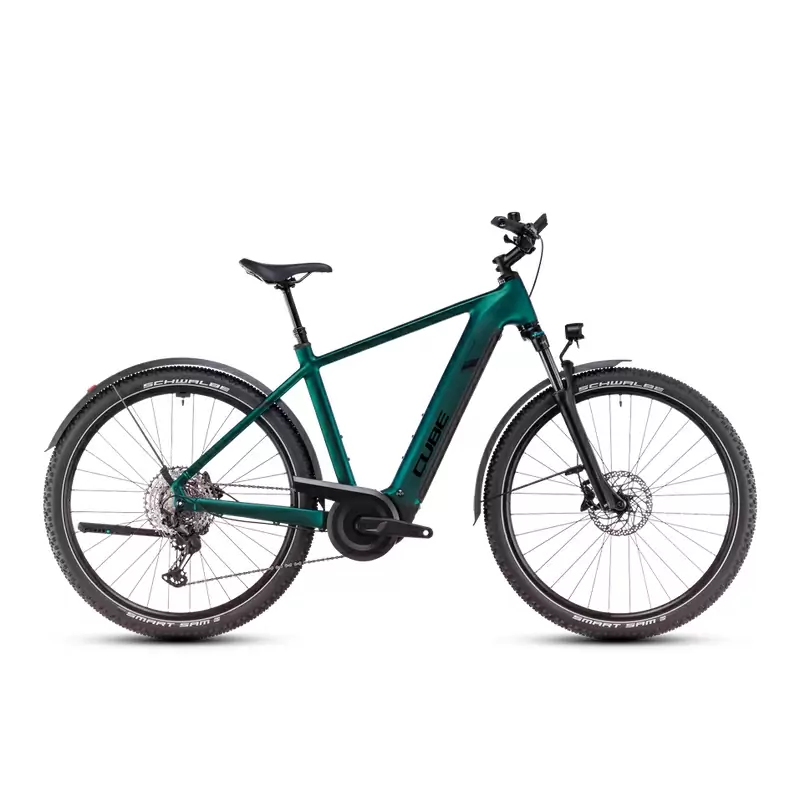 Nuride Hybrid EXC Allroad 28'' 12v 100mm 800Wh Bosch Perf. Line CX Verde Rainbow/Nero 2025 Taglia M - image