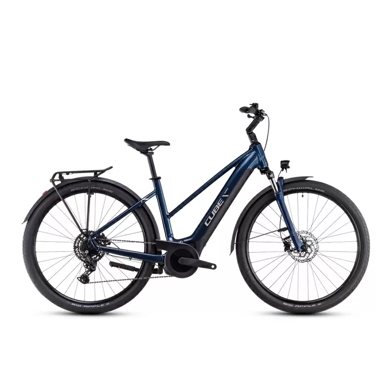 Touring Hybrid ONE Trapeze 28'' 9v 63mm 500Wh Bosch Performance Gen 3 Blu Scuro 2025 Taglia S - image