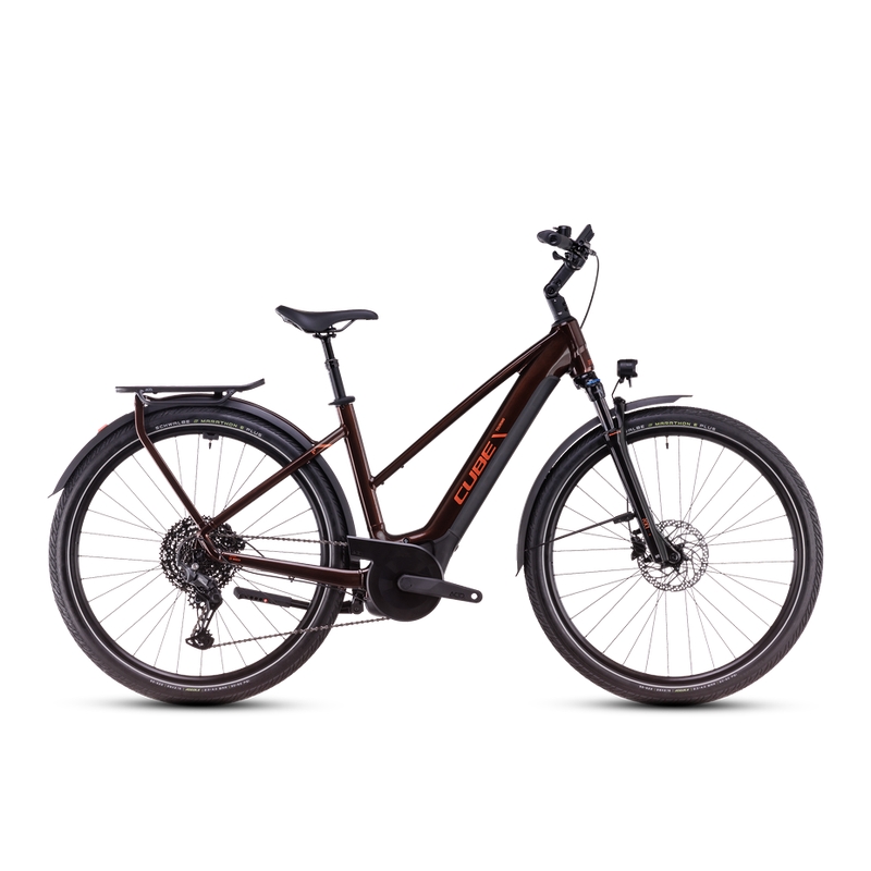 Touring Hybrid Pro Trapeze 28'' 11v 63mm 625Wh Bosch Performance Gen 3 Arancio Scuro 2025 Taglia M