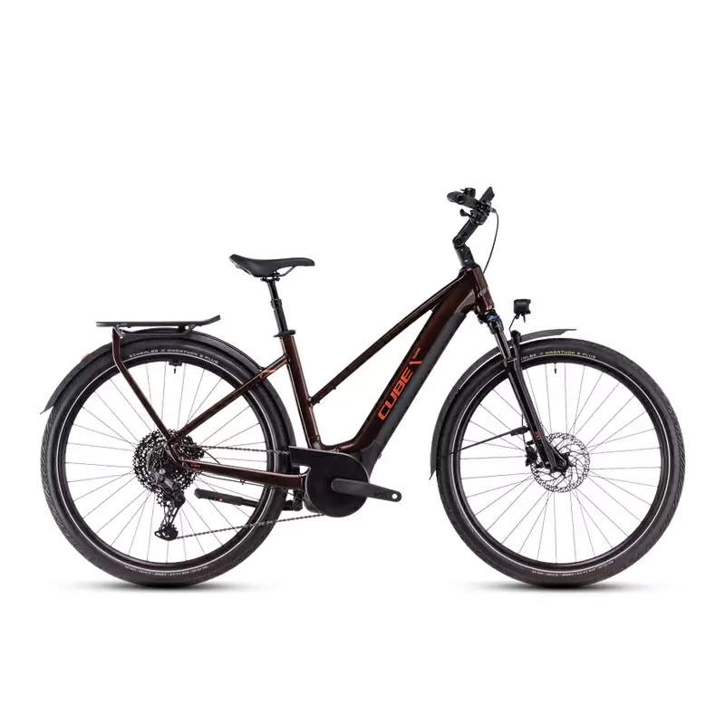 Touring Hybrid Pro Trapeze 28'' 11v 63mm 625Wh Bosch Performance Gen 3 Arancio Scuro 2025 Taglia M - image