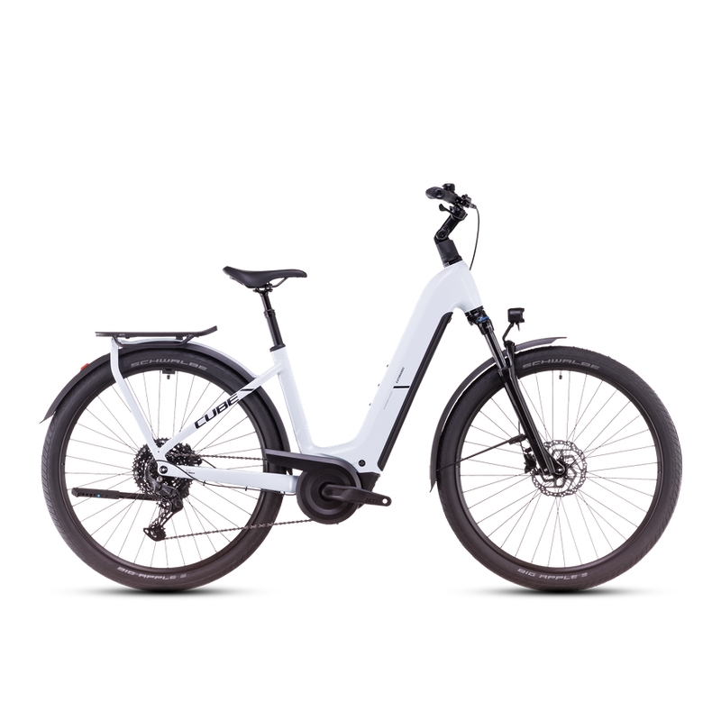 Kathmandu Hybrid ONE Easy Entry 28'' 10v 100mm 800Wh Bosch Perf. Line CX Bianco/Nero 2025 Taglia S