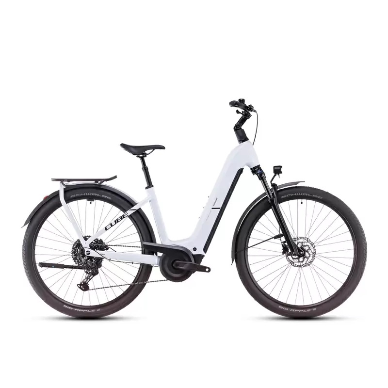 Kathmandu Hybrid ONE Easy Entry 28'' 10v 100mm 800Wh Bosch Perf. Line CX Bianco/Nero 2025 Taglia S - image