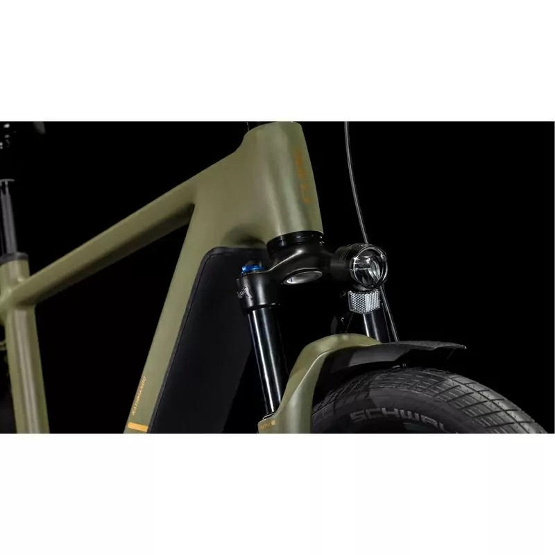 Kathmandu Hybrid Pro 28'' 11v 100mm 800Wh Bosch Performance Line CX Verde/Oro 2025 Taglia M #5