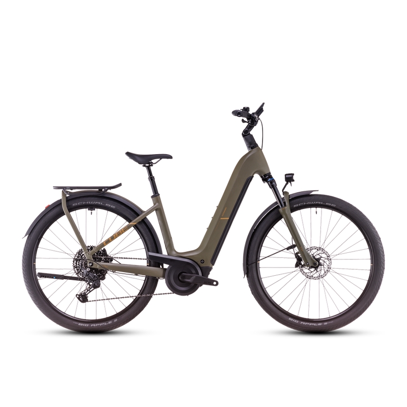 Kathmandu Hybrid Pro Easy Entry 28'' 11v 100mm 800Wh Bosch Perf. Line CX Verde/Oro 2025 Taglia S