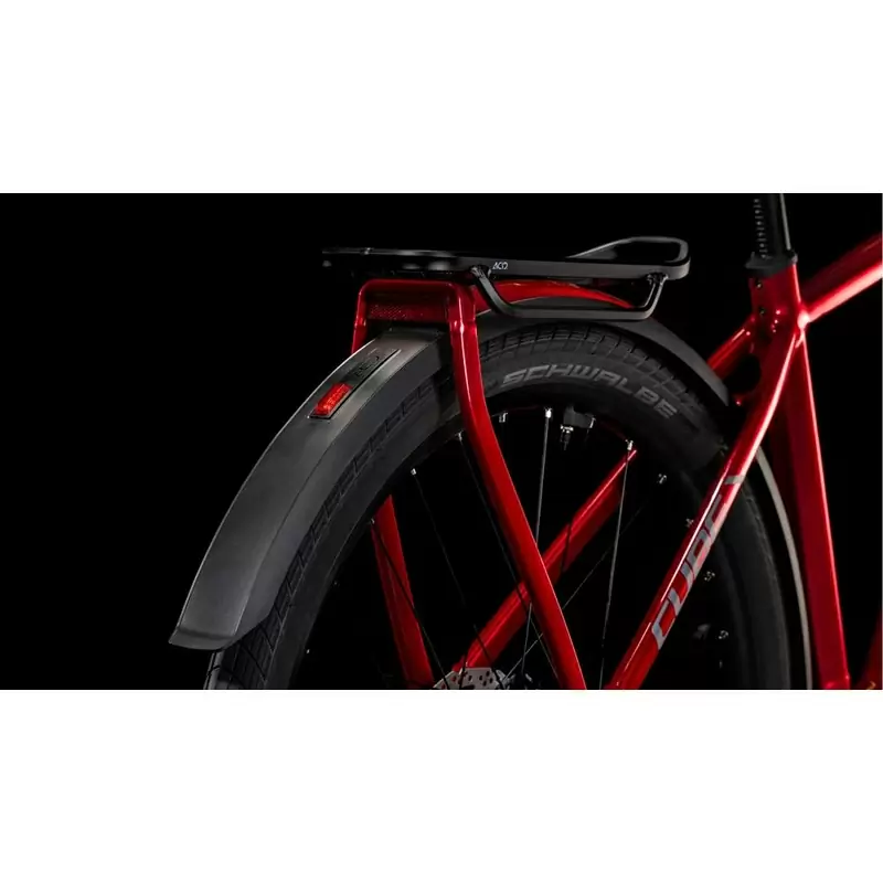 Kathmandu Hybrid Comfort Pro 28'' 1v 100mm 800Wh Bosch Performance Line CX Rosso 2025 Taglia M #3