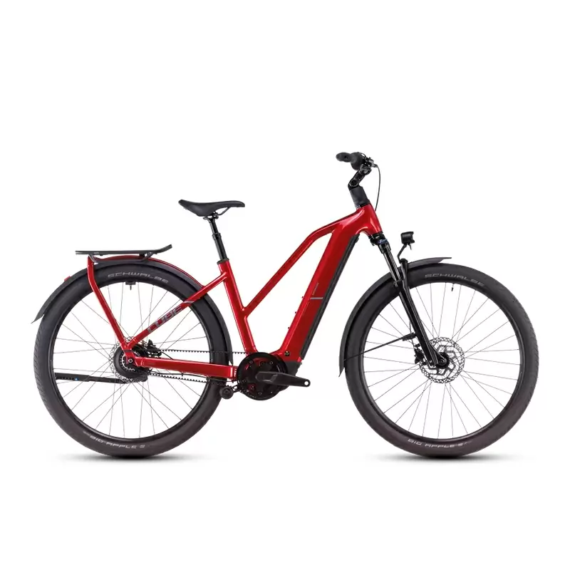 Kathmandu Hybrid Comfort Pro Trapeze 28'' 1v 100mm 800Wh Bosch Perf. Line CX Rosso 2025 Taglia XS - image