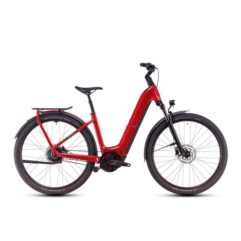 Kathmandu Hybrid Comfort Pro Easy Entry 28'' 1v 100mm 800Wh Bosch Perf. Line CX Rosso 2025 Taglia S