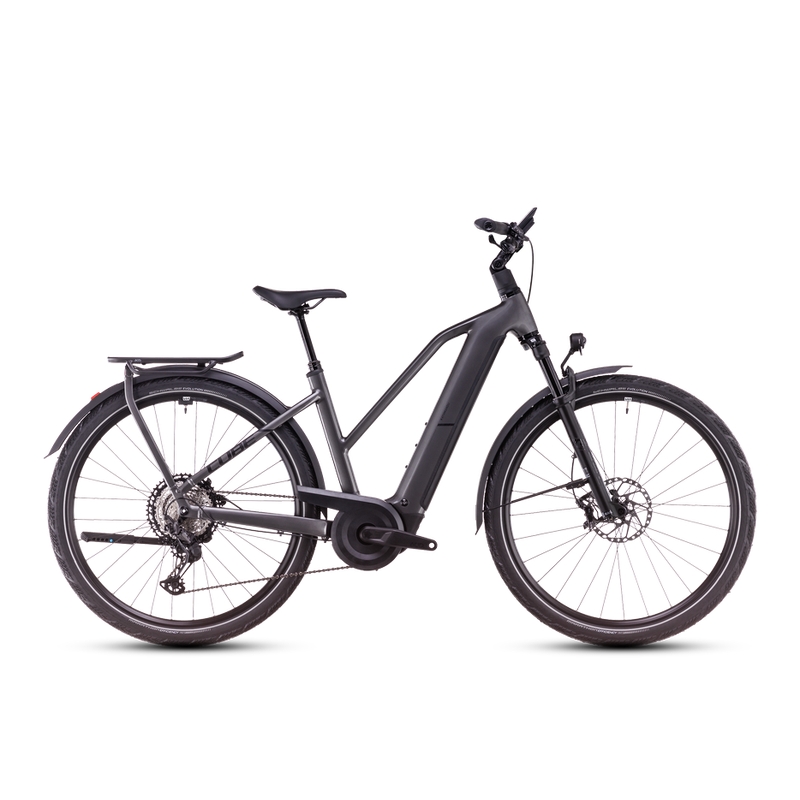 Kathmandu Hybrid SLX Trapeze 28'' 12v 100mm 800Wh Bosch Perf. Line CX Grigio/Nero 2025 Taglia S