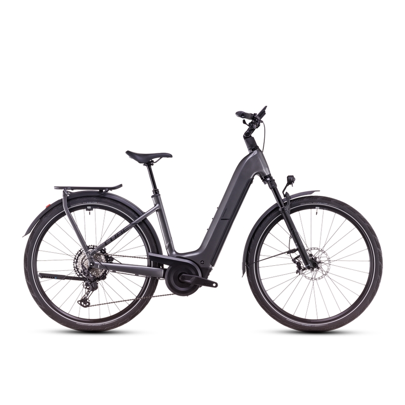 Kathmandu Hybrid SLX Easy Entry 28'' 12v 100mm 800Wh Bosch Perf. Line CX Grigio/Nero 2025 Taglia S