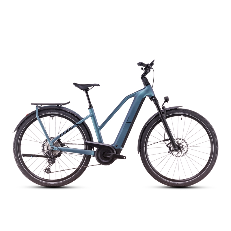 Kathmandu Hybrid SLX Trapeze 28'' 12v 100mm 800Wh Bosch Perf. Line CX Blu Rainbow 2025 Taglia XS