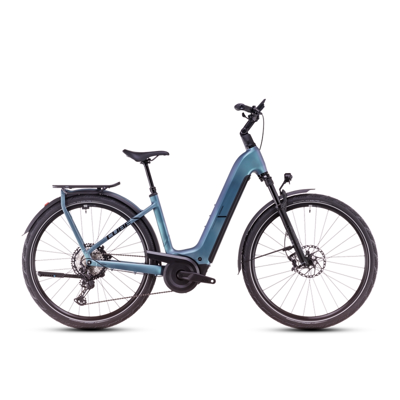 Kathmandu Hybrid SLX Easy Entry 28'' 12v 100mm 800Wh Bosch Perf. Line CX Blu Rainbow 2025 Taglia S