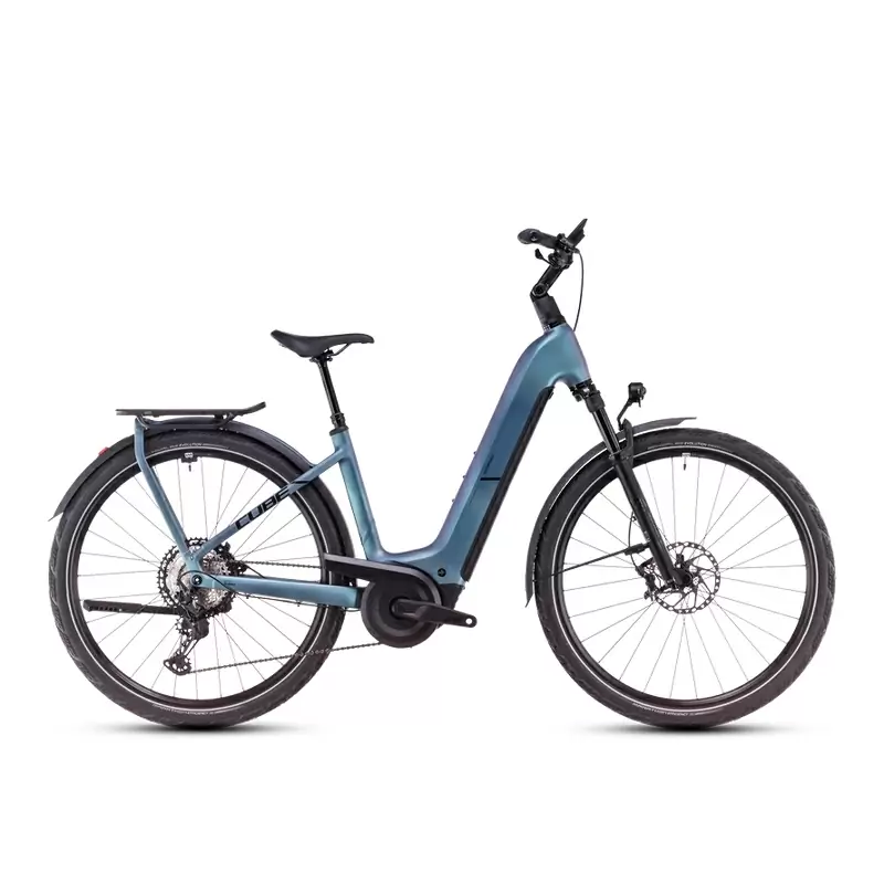 Kathmandu Hybrid SLX Easy Entry 28'' 12v 100mm 800Wh Bosch Perf. Line CX Blu Rainbow 2025 Taglia S - image