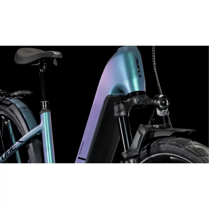Kathmandu Hybrid SLX Easy Entry 28'' 12v 100mm 800Wh Bosch Perf. Line CX Blu Rainbow 2025 Taglia S #5