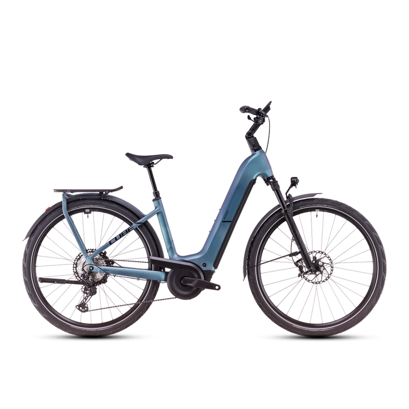 Kathmandu Hybrid SLX Easy Entry 28'' 12v 100mm 800Wh Bosch Perf. Line CX Blu Rainbow 2025 Taglia M